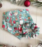 Matching Fabric Hair Scrunchie - Handmade - Christmas Motifs - Image 1