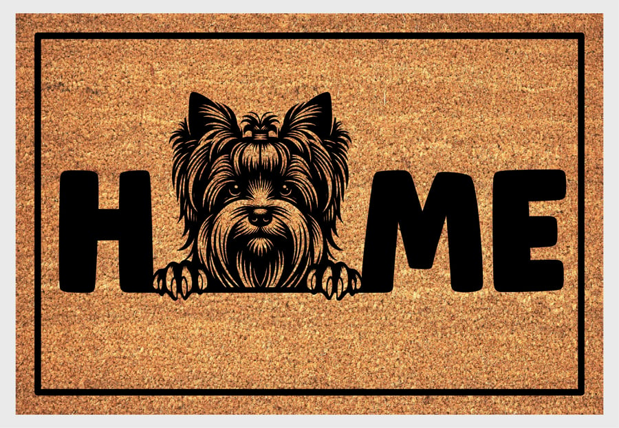 Silky Terrier Home Door Mat No.2 - Silky Terrier Welcome Mat - 3 Sizes