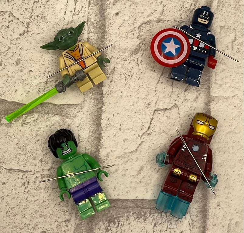 Superhero Magnetic Needle Minder - Cross Stitch & Embroidery Gift