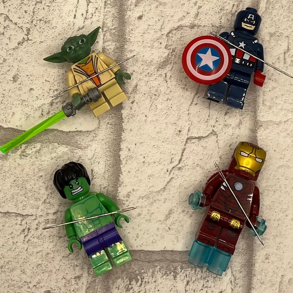 Superhero Magnetic Needle Minder - Cross Stitch & Embroidery Gift