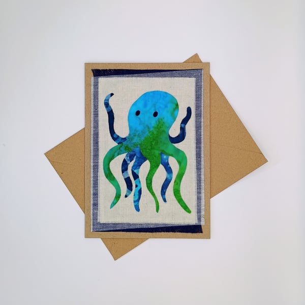 Octopus Birthday Card - Greetings Card - Blank Card