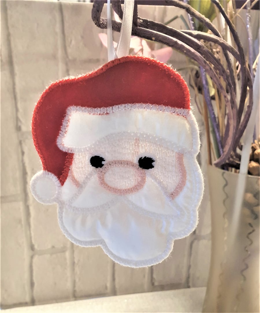 Santa hanging tree decoration, gift card holder