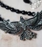 Phoenix Necklace with Black Glass Beads  - Image 3