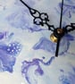 "Morning Light" Unique Hand-painted Handcrafted Clock Abstract Wall Art  - Image 5
