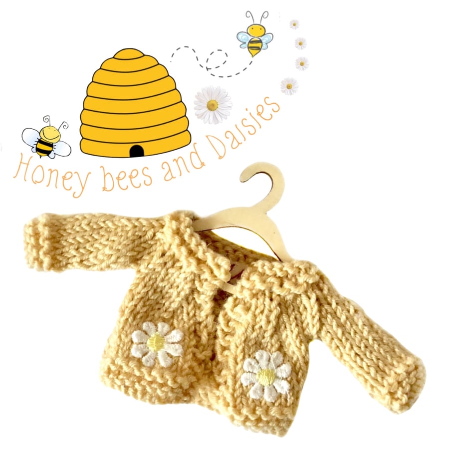Reserved for Lesley - Baby Daisy Cardigan