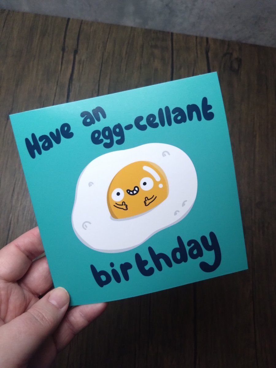 Egg-cellent birthday card 