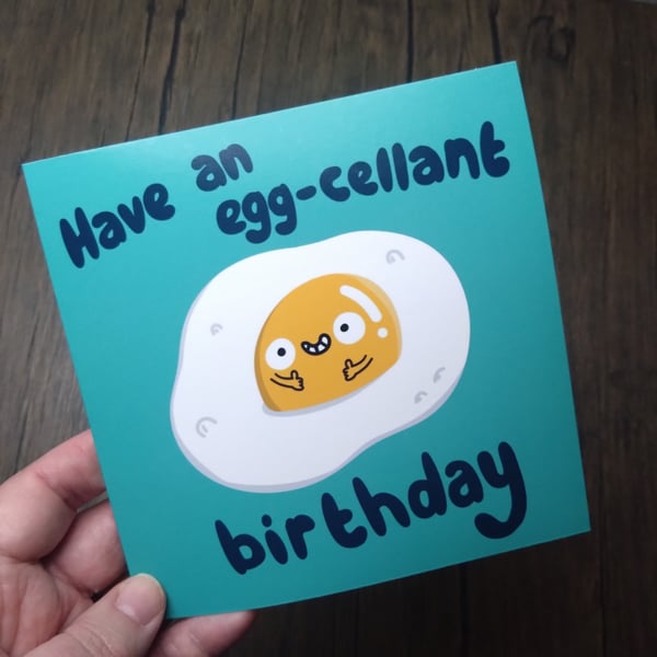Egg-cellent birthday card 