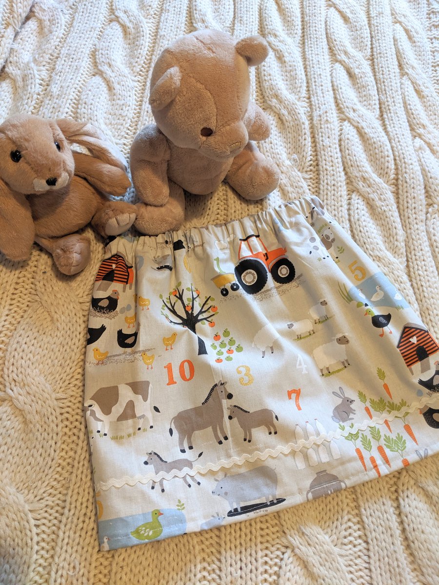 Old Macdonald Farmyard Children's Skirt, size 2-3
