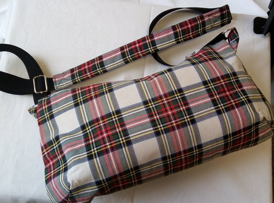 Dress Stewart Tartan Bag with adjustable strap Shoulder or Crossbody bag.