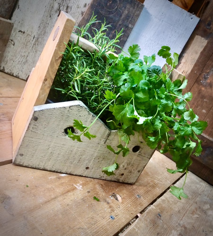 Reclaimed Wood Kitchen Caddy