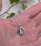 Sterling Silver Evergreen Tree Pebble Necklace - JBJ2076 - Image 2