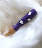  Hand painted purple sheep wooden needle grip tool for needle felting with  - Image 1