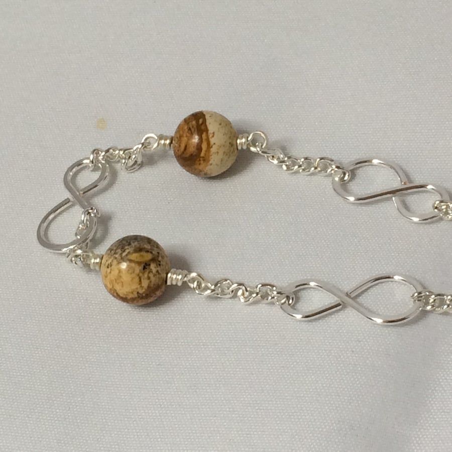 Jasper infinity lanyard