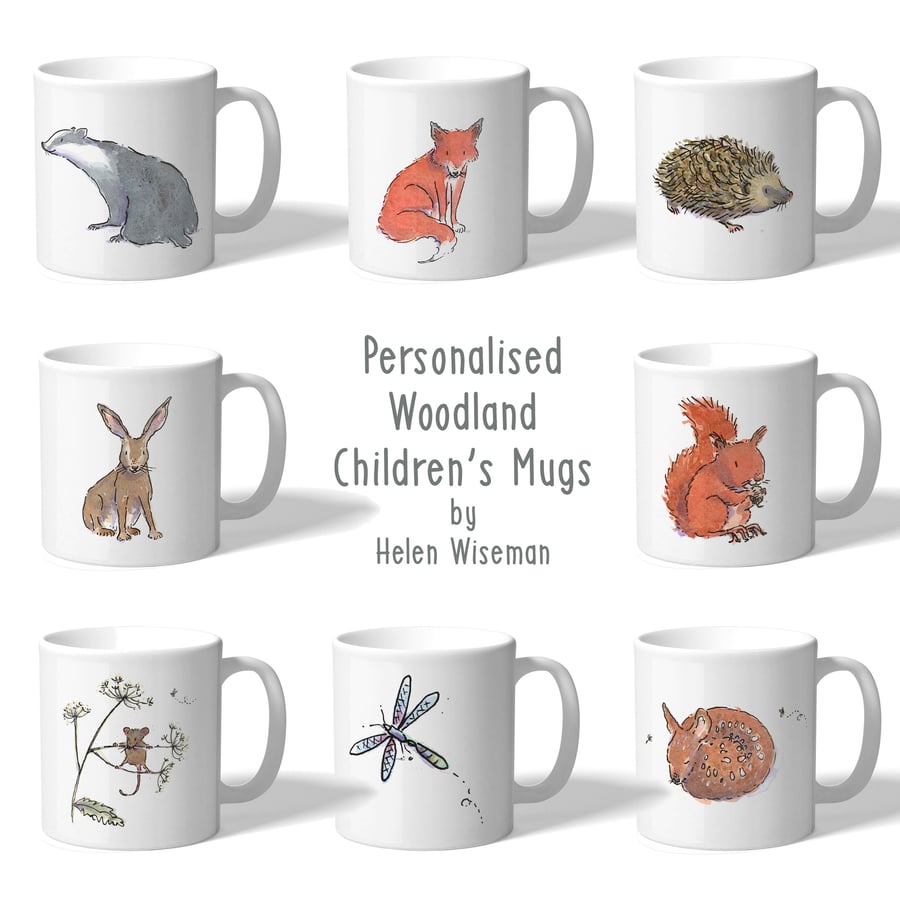 Children's Dinky Woodland Mugs