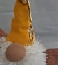 Lavender Scented Gnome Keyring - White Beard - Image 3