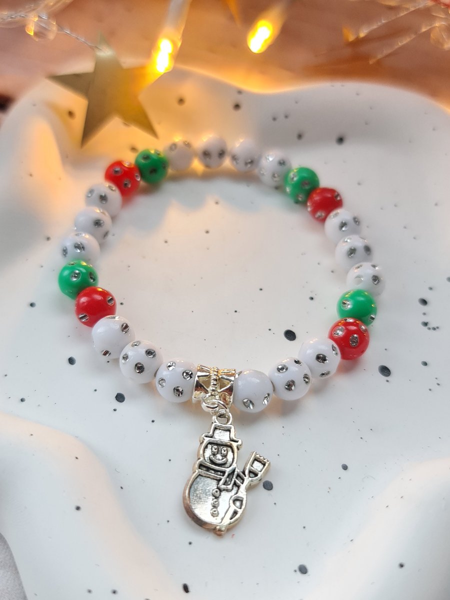 Snowman bracelet deals