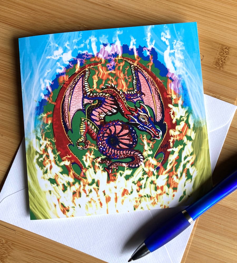 Card-Firey Dragon 