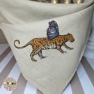 Scarf Bandana Neck Triangle Leopard 