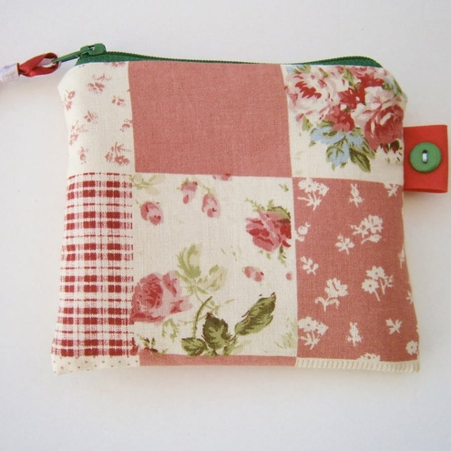 Shabby chic Credit Card/Coin Purse