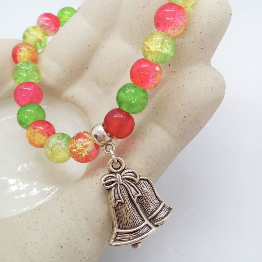 Bell charm bracelet on sale