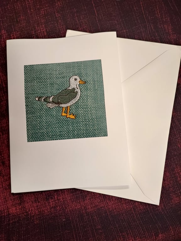 Card with Embroidery