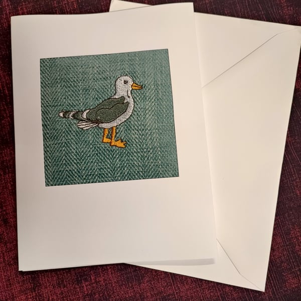 Card with Embroidery