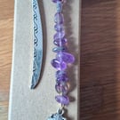 Gemstone hook bookmark 