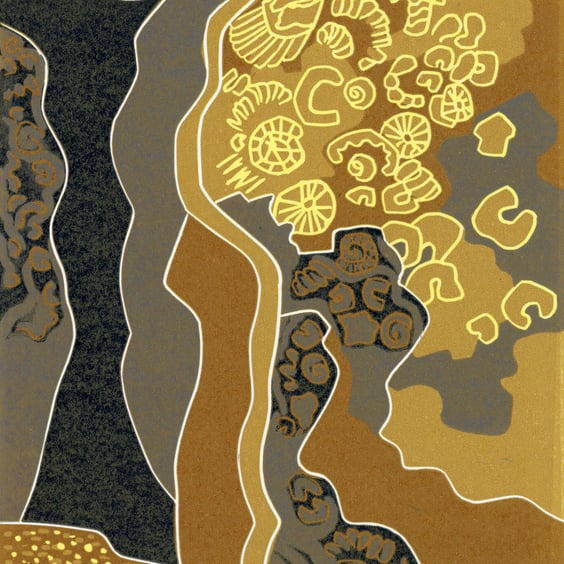 Long barrow - `Traces Shell-Shapes`.