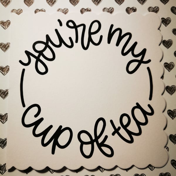Cup of Tea Valentine's Card