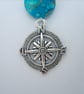 Compass Style Bag Charm - Keyring - Image 4