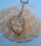 Caramel Coloured Jasper Heart Key Ring, End of Term Gift, Teacher Gift, Key Ring - Image 4