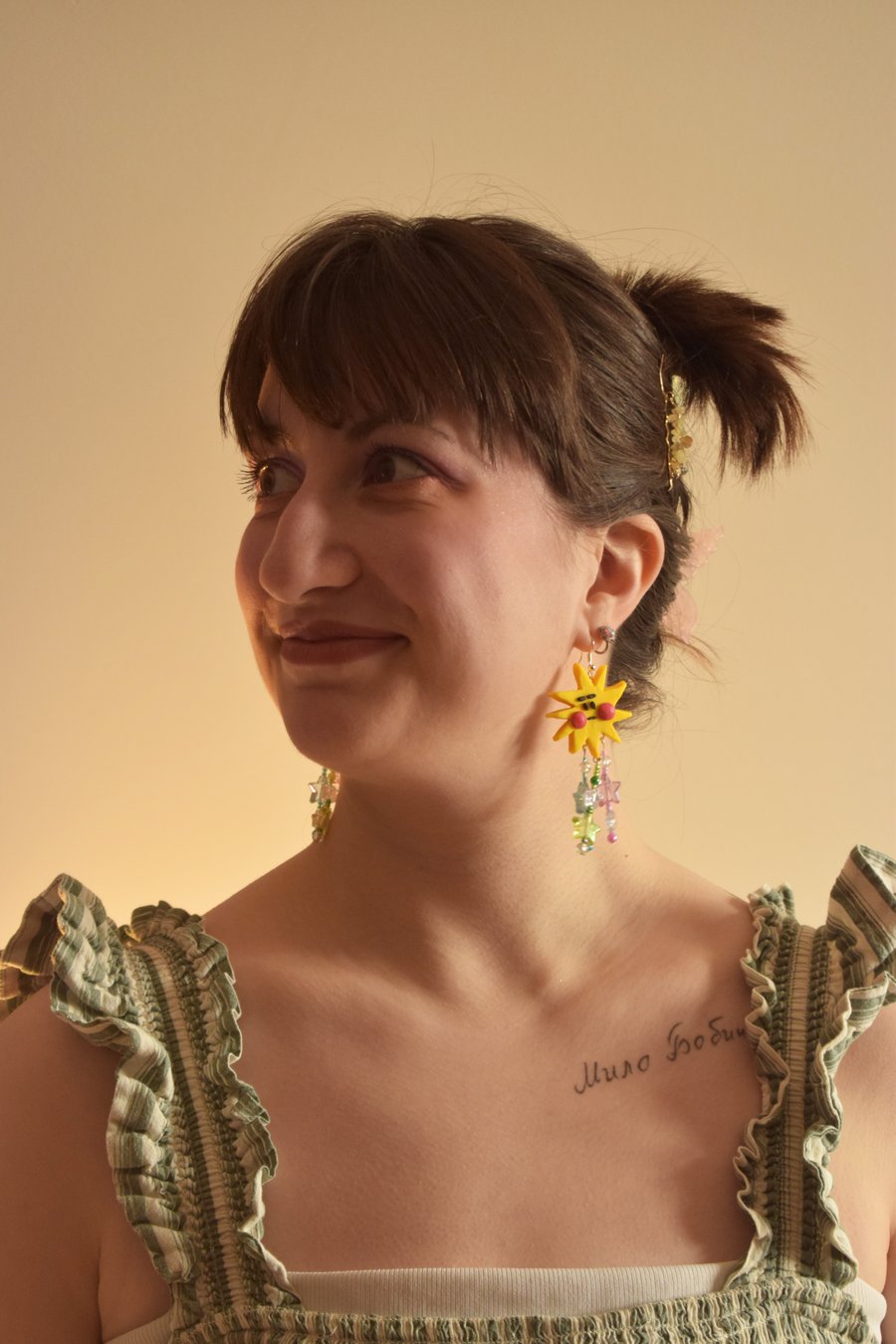 Clay Earrings - 'You're a Star!'