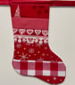 Christmas Stocking Bunting - Red  - Image 7
