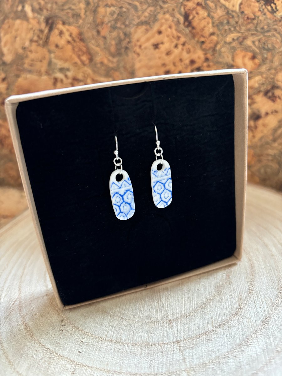Handmade Drop Earrings, One of a Kind, Unique, Eco Friendly Gifts.