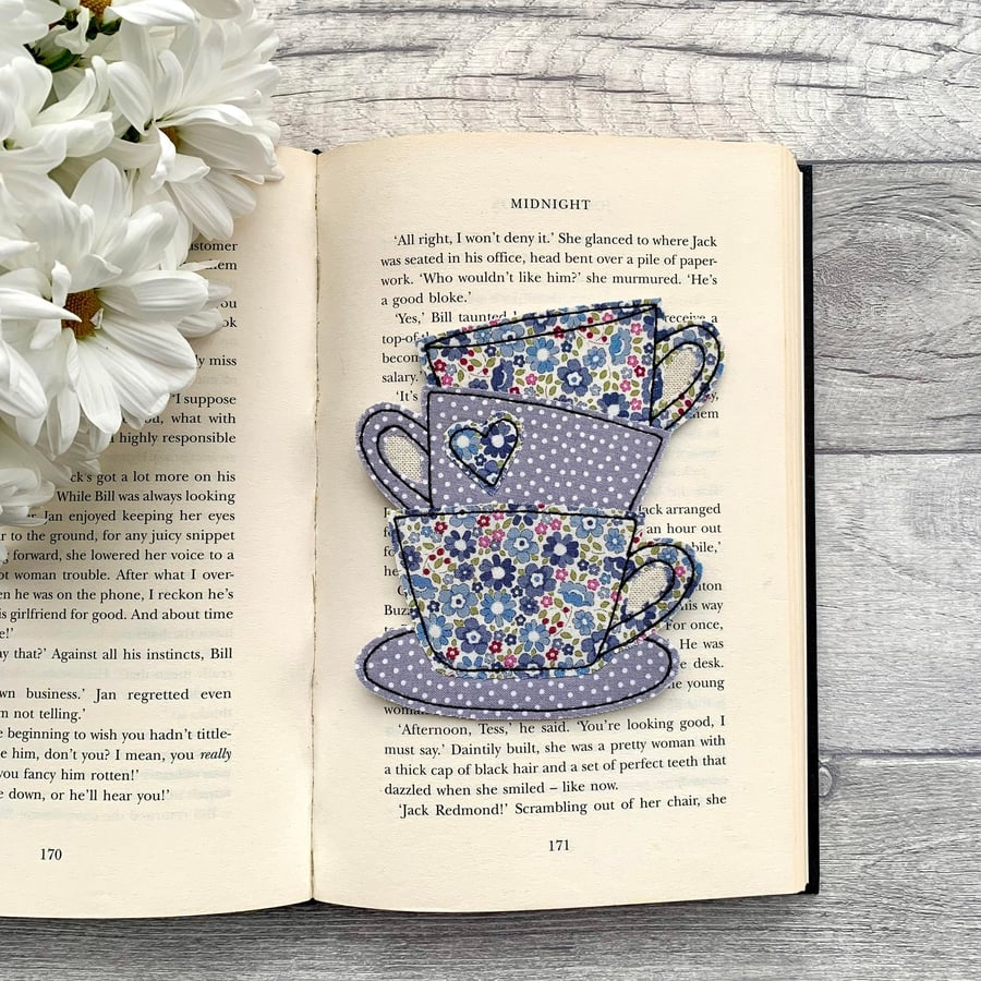 Bookmark, Tea cup stack bookmark