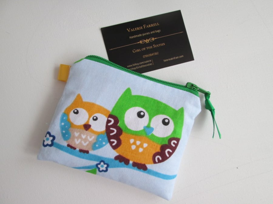 SALE  Owls Coin Purse