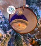 Handmade personalised Snowman Christmas Decoration - Image 6