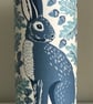 NEW HAREWOOD HARE- Handmade Tall Night Light - Image 4