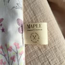 Whimsical Handmade Woodland Design baby quilt blanket