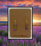 Outlet Lavender fields drop earrings