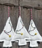 Organic Christmas - Organic linen Christmas tree decoration - Image 4