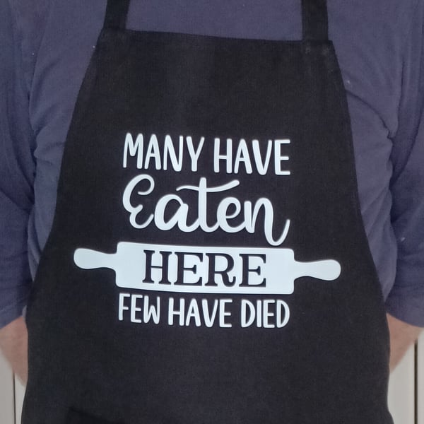 Many Have Eaten Here Apron