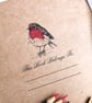 A5 Robin Notebook, Blank Bird Notebook - Image 4