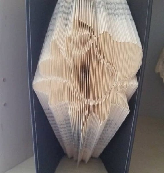 Rose MMF Book Folding Pattern - EMAILED PDF PATTERN