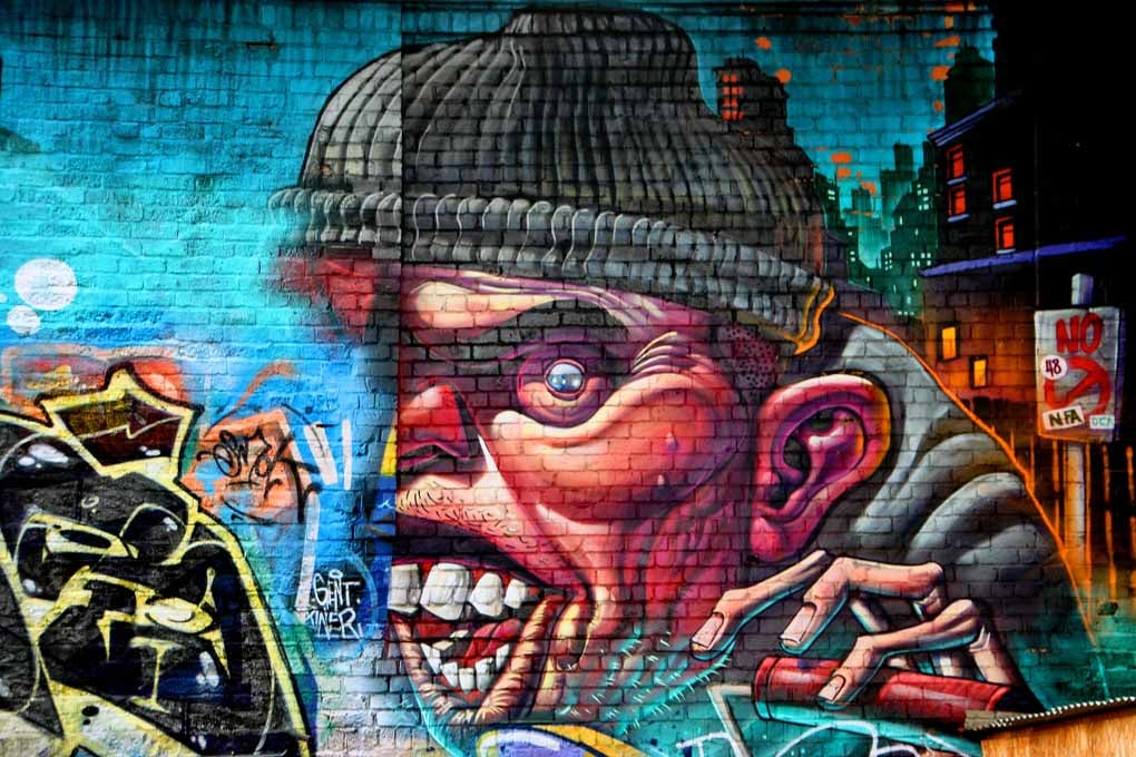 Street Art Graffiti Digbeth Birmingham UK Photograph Print