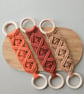Macrame Tea Towel Holder, Boho Kitchen accessories  - Image 3