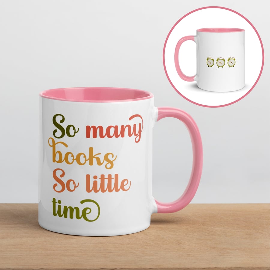 So Many Books Mug, Gift for Book Lovers, Librarian
