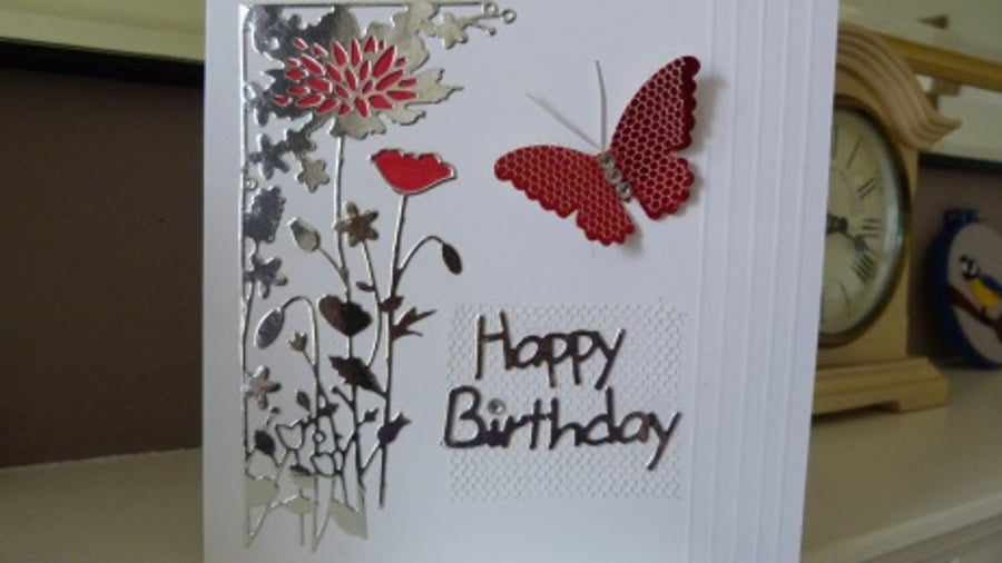 Summer Garden Birthday Card
