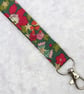 Liberty Tana Lawn lanyard, with swivel lobster clip, floral, badge holder - Image 2