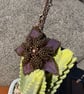 Desert Rose Beaded Pendant - Image 1